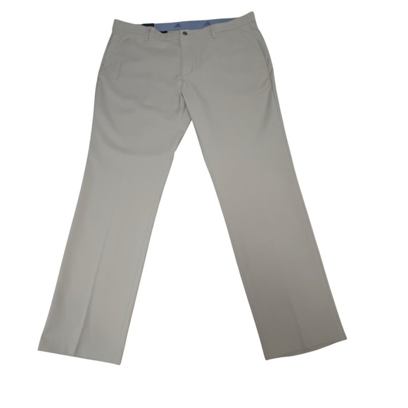 Adidas Ultimate365 Performance Golf Pant Regular 40WX32L Tan Wicking Comfort NEW - Picture 1 of 9